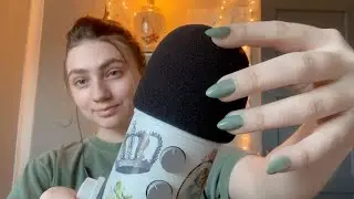 ASMR 🎙️Foam Cover Mic Scratching and Mouth Sound Assortment (No Talking)