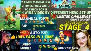 Limited challenge Grove Guardian stage 4 fully auto (f2p/p2p 4 Wins Set-Up with Manually)