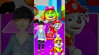 Paw 🐾 Patrol- 🆚 Owlette 🆚 Gekko X Dance Song #tileshopedmrush #pjmaskschinese   #pawpatrol