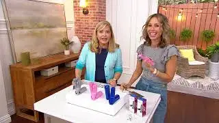HALO Set of 2 FanPal 2,000mAH Power Banks with Mini Fan & LED Light on QVC