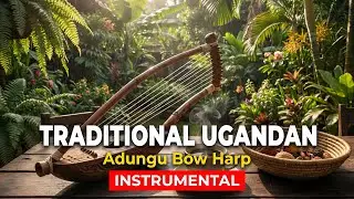 Traditional Ugandan Restaurant Songs | 12 Hours Adungu Bow Harp Instrumental Background Music