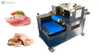 MNS-150 Fresh Pork Beef Cutting Machine| Automatic Meat Cube Cutter