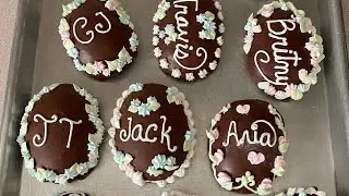 Happy Chocolaty Easter 😋 Royal Icing Chocolate Covered Marshmallow Eggs
