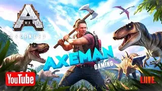 DAY-1 : Successfully made our first Base in ARK Ascended's ISLAND Map हिंदी #AxemanGaming