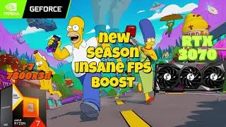 RYZEN 7 7800X3D + RTX 3070 | NEW Simpsons Season | Solo BR Benchmark | Performance Mode 1080p