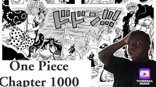 ONE PIECE CHAPTER 1000 REACTION| BRO LUFFY JUST DID A MERUEM