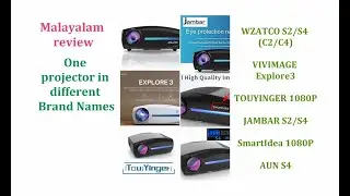Unboxing projector  VIVIMAGE  Explore,  Play S4,  Smartldea, Wzatco S4, Touyinger s,  AUN, Jambar
