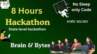 8 Hours of state level Hackathon | Organized by RYMEC Bellary | V V Sanga | Kannada vlog