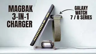 My Favourite Wireless Charger | MagBak 3-In-1 Charger | Compatible With Galaxy Watch 7/8 Series