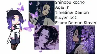 Purple anime characters react to each other||2/6||Shinobu Kocho||Demons Slayer||