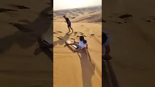 Desert Safari In Dubai | DM For Bookings | Sand Broading video #desertsafari #dtttourism