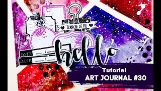 Tutoriel Art Journal HELLO par Ludivine avec les produits Graffiti Girl