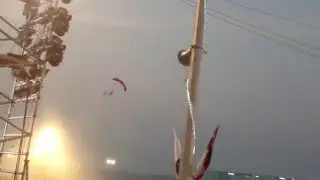 IFR 2016 Opening ceremony Paratroopers Indian Navy Amazing