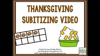 Thanksgiving Subitizing Video Slow Version