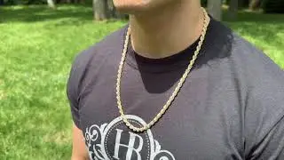 BESTSELLER 6MM Rope Chain Necklace - 14k Gold Vermeil 925 Silver - Made By Harlembling