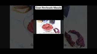 Goan Recheado Masala 🌶️ Authentic Goan Spice Mix | #shorts #cooking #trending