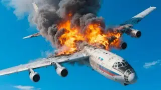 10 секунд назад! Прощай, ПУТИН! Российский самолет с 400 министрами был сбит Украиной.