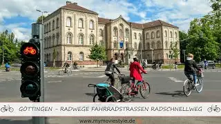 FAHRRADSTADT G&Ouml;TTINGEN &ndash; RADWEGE FAHRRADSTRASSEN RADSCHNELLWEG