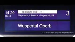 Blechelse aus Solingen Hbf am 18.02.17