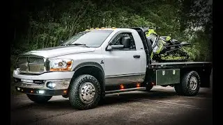 Custom Flat Deck Sled/ATV Hauler Truck