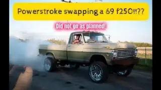 1969 f250 6L swap compilation #dieselswap #powerstroke #ford