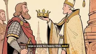 Charlemagne is crowned Holy Roman Emperor on Christmas Day, reviving the Roman Empire (Year 800 CE)