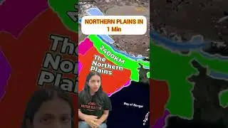 Northern Plains of India Explained in 60 Seconds🔥| Physical Features of India Class 9 Geography