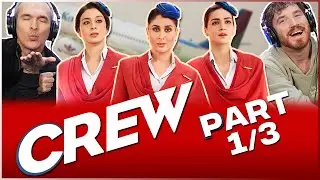 CREW Movie Reaction 1/3!! | Tabu | Kareena Kapoor Khan | Kriti Sanon | Diljit Dosanjh