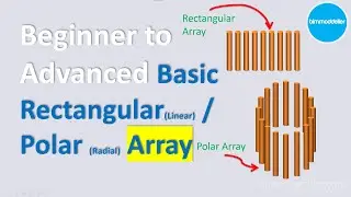 11. Revit Basic Array Tutorial Rectangular and Polar Array