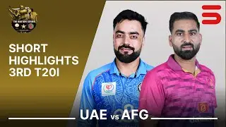Short Highlights | UAE vs Afghanistan | T20I Tri Nation Series 2025 | Match 3 | ECB | M3Q1K