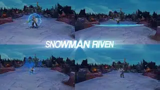 Snowman Riven custom skin