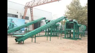 Coconut husk processing line from Guoxin machinery
