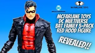 McFarlane Toys DC Multiverse BAT Family 5-Pack Red Hood Figure Revealed!!