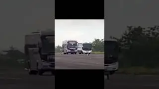 Bus Drag Race Mercedes STJ vs Hino Sumber Alam