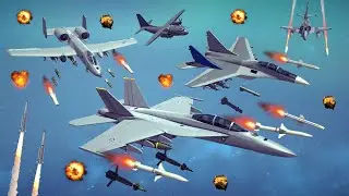 Air vs Ground Combat #23 | Besiege
