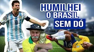 HUMILHEI o Brasil com a Argentina! 6x0 sem d&oacute; 😂⚽ #brasil #argentina #efootball #brasilvsargentina
