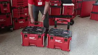 Ящик для инструментов на колёсах Milwaukee Packout с низкой ручкой. Введение.