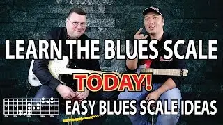 EASY BLUES SCALE IDEAS THAT YOU CAN USE! - ADL GUITAR ACADEMY LESSON (2018)