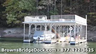 New Boat Dock Construction Lake Lanier Georgia