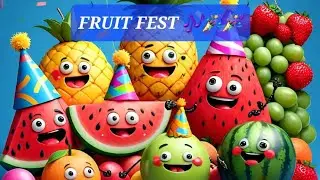 Fruit Fest in Fruit Kingdom | Learn Names of Fruits with Fun Song! @tunesntalesTV #educational