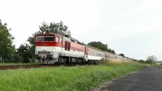 Ru&scaron;eň 757.020 na vlaku REX pred ŽST. Ludanice + pozdrav