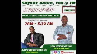 BREAKFIRST SHOW: IBENO WARD ASPIRANT HON. STEVE ARIKA (ON RADIO SAYARE FM 102.9)