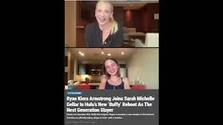 Ryan Kiera Armstrong Joins the Buffy Reboot | Welcomed by Sarah Michelle Gellar #Shorts