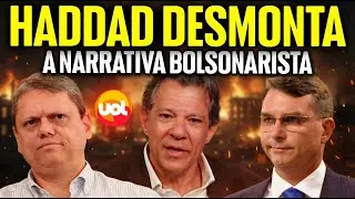 HADDAD DÁ SHOW NO UOL, DESMONTA A NARRATIVA BOLSONARISTA E ESFREGA SEUS FEITOS. FOI DE LAVAR A ALMA!