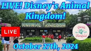 🔴LIVE! at Disney's Animal Kingdom in Walt Disney World! 10-27-24