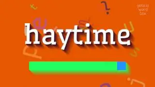 КАК СКАЗАТЬ ХЕЙТАЙМ?  #haytime (HOW TO SAY HAYTIME? #haytime)
