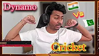 India Vs Pakistan Match Reaction Dynamo 🔥 || Dynamo Gaming React On Cricket ||#dynamo #dynamogaming