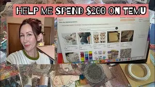 Help me go on a TEMU shopping spree for journaling items