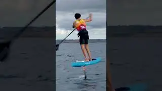 Downwind SUP Foil Race Action ⚡️ Crozon Foil Festival