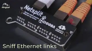 Netsplit - pocket-sized passive Ethernet tap